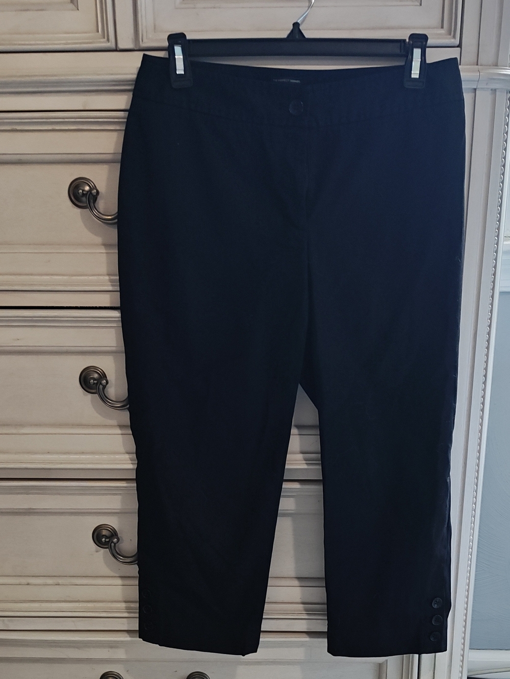 Talbots Men's Black Cropped Dress Pants